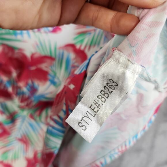 Banana Boat Womens UPF 50+ Sundress Size Medium Tropical Active Beach Split Neck - Picture 6 of 10